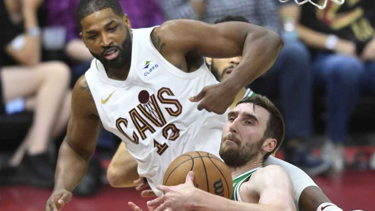 Cavaliers center Tristan Thompson (13) in the fourth quarter of game four of the second round for the 2024 NBA playoffs at Rocket Mortgage FieldHouse.