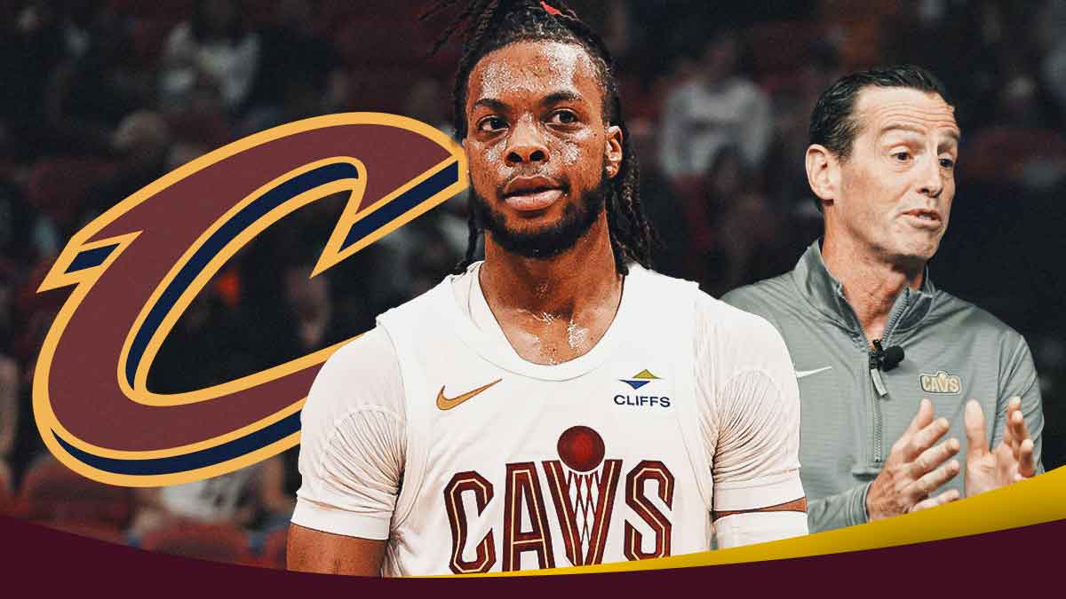 Cavs' Darius Garland next to Kenny Atkinson