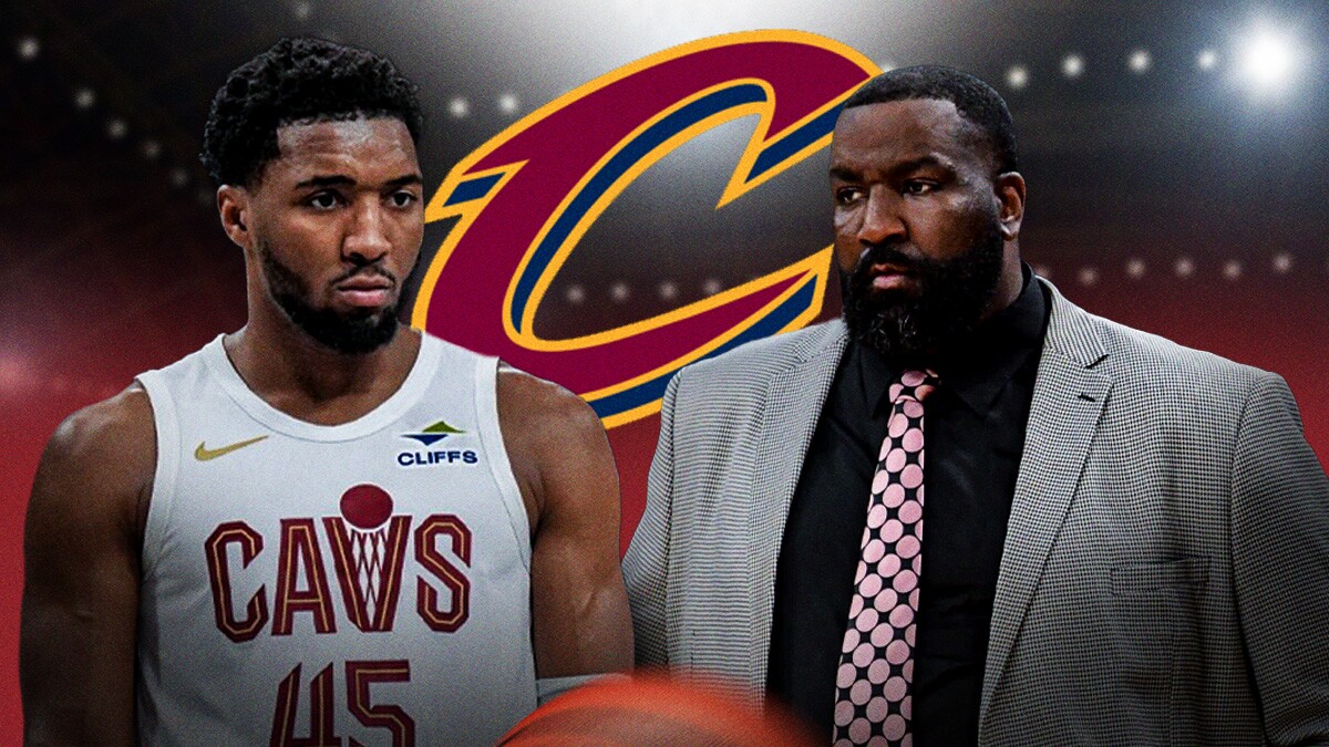 Cavs star Donovan Mitchell, Kendrick Perkins