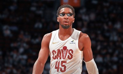 Donovan Mitchell (Cavs) with deal with it shades