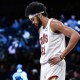 Cleveland Cavaliers center Jarrett Allen (31) during the first half against the Brooklyn Nets at Barclays Center.