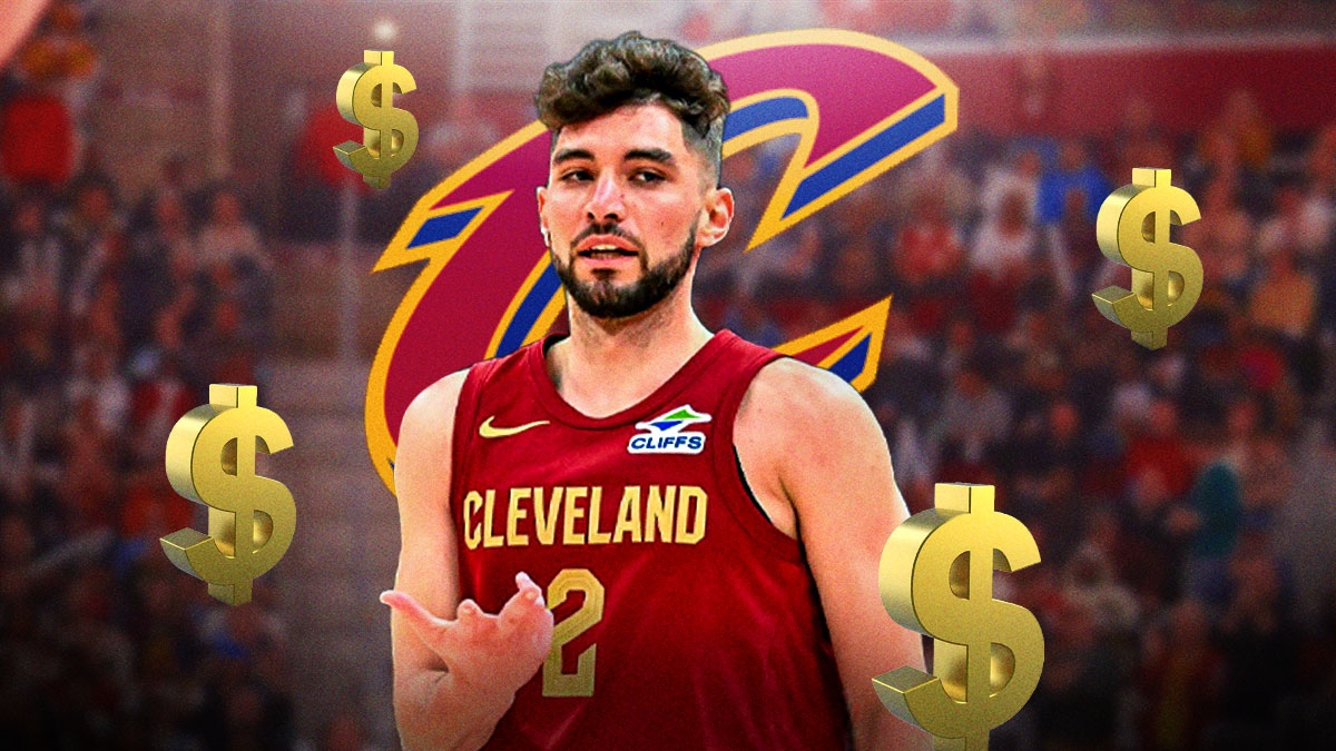 Ty Jerome, Cleveland Cavaliers logo, dollar symbols