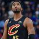 Cleveland Cavaliers guard Donovan Mitchell (45) during the second half at Intuit Dome.
