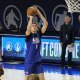 Cooper Flagg (51) participates in the 2025 NBA Draft Combine at Wintrust Arena.