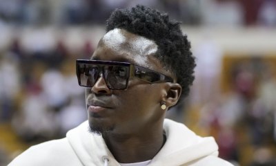 ndiana Pacer s Victor Oladipo stands on the court after the game between the Iowa Hawkeyes and the Indiana Hoosiers at Simon Skjodt Assembly Hall.
