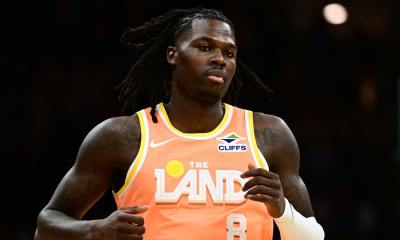 Cleveland Cavaliers forward Chris Livingston (8) during the second half against the San Antonio Spurs at Rocket Arena.