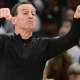 Cleveland Cavaliers head coach Kenny Atkinson reacts against the Detroit Pistons during the first half of game three in the second round of the 2026 NBA Playoffs at Rocket Arena.