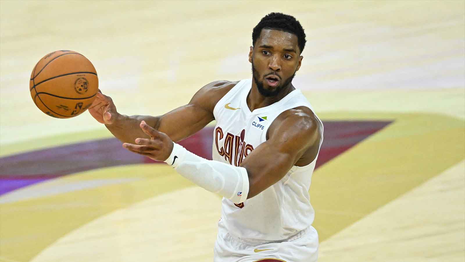 Cavs’ Donovan Mitchell claims first victim of patented move in Pistons series