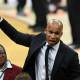 Former NBA player Richard Jefferson reacts after New York Knicks defeat the Cleveland Cavaliers in game four of the eastern conference finals for the 2026 NBA playoffs at Rocket Arena.