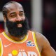 Cleveland Cavaliers guard James Harden (1) during a free throw attempt during the second half against the Orlando Magic at Rocket Arena.